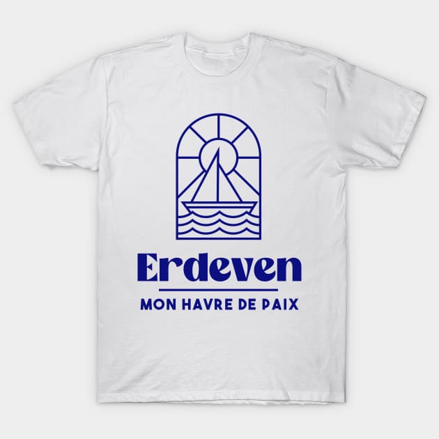 Erdeven my haven of peace - Brittany Morbihan 56 Sea Holidays Beach T-Shirt by Tanguy44